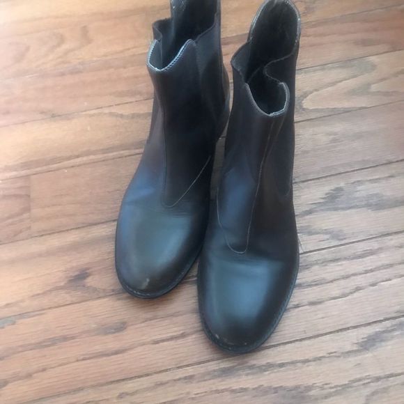 Talbot Chealsea ankle boots: leather upper wooden sole made in Brazil 7AA - Picture 3 of 6